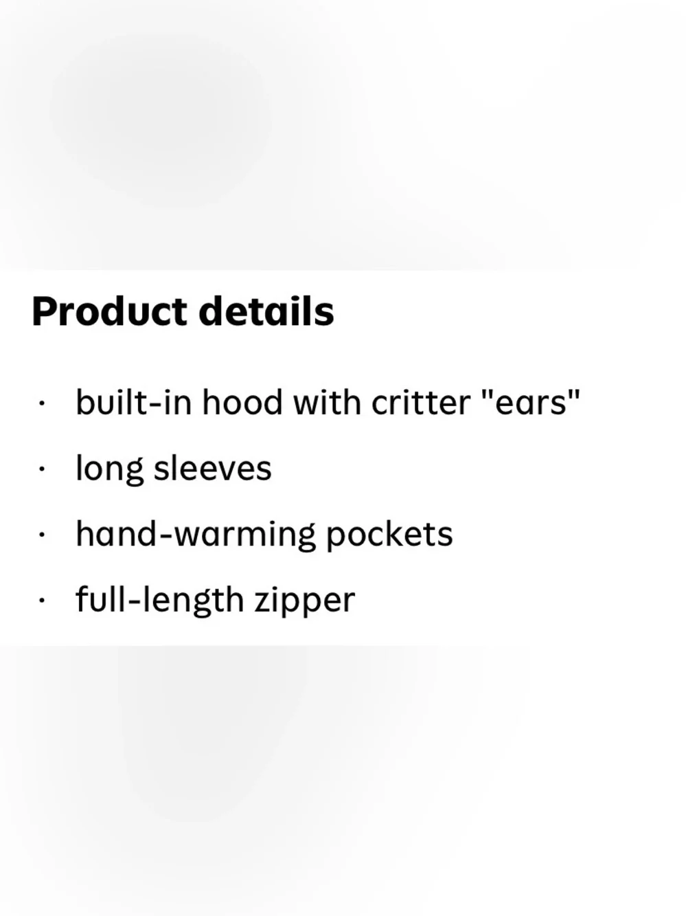 Old Navy unicorn Critter Hooded Jacket
